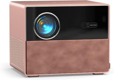 Проектор Mini Beamer 1080P Full HD 23000L з автофокусом, корекцією трапеції, WiFi6, Bluetooth, 4K, 360° обертання для телефону