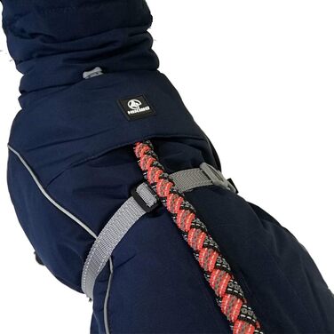 Куртка для собак Croci Hiking, водонепроникна, для собак, на підкладці, зимова, з термопідкладкою, K2, синя, розмір 25 см - 151 г синя 25 см