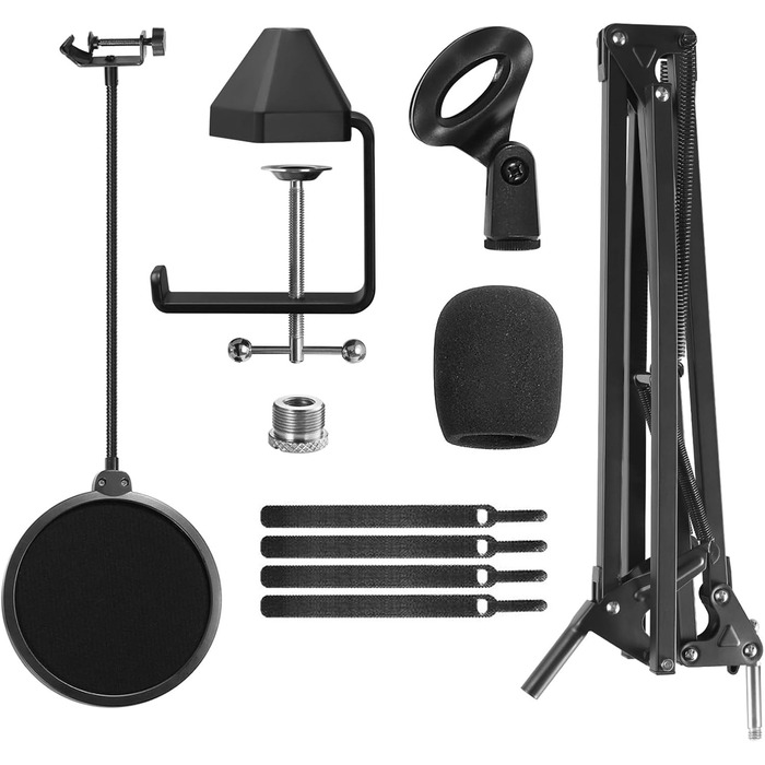 Стойка для мікрофона TONOR з кріпленням 