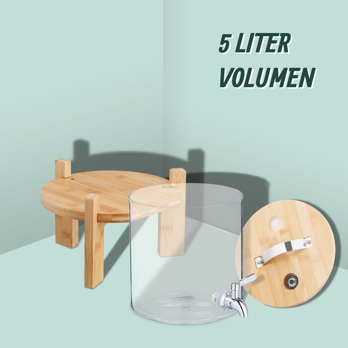 Дозатор для напоїв Relaxdays для холодних та гарячих напоїв