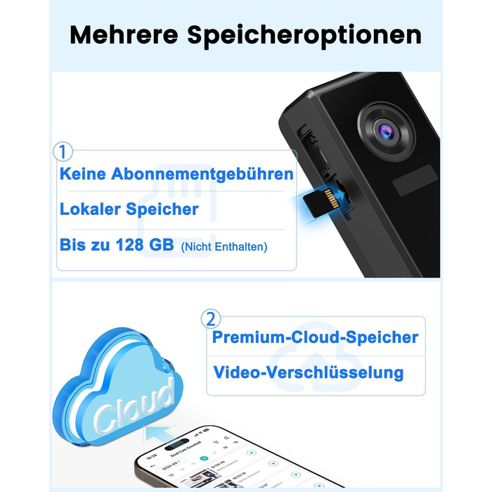 Відеодзвінок Bextgoo з подвійною камерою 2K HD, бездротовий, 10000mAh, IP67, з датчиком руху та нічним баченням