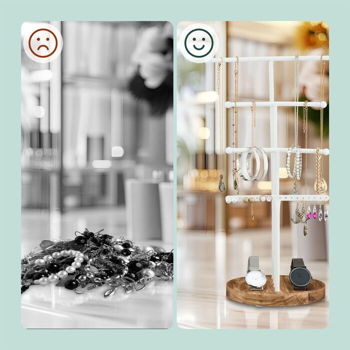 Підставка для прикрас Relaxdays з металу та дерева