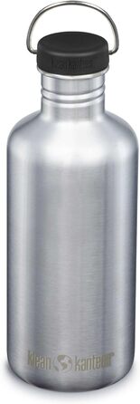 Чоловіча класична пляшка для води, матова нержавіюча сталь, один розмір матової нержавіючої сталі одного розміру