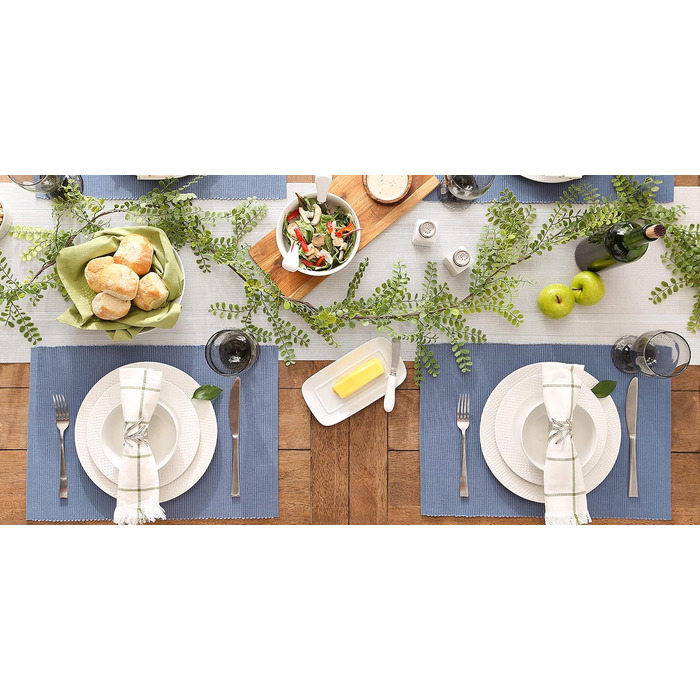 Набір тканинних серветок DII Basic Everyday, 6 шт., 33x48 см, блакитний (Stonewash Blue)