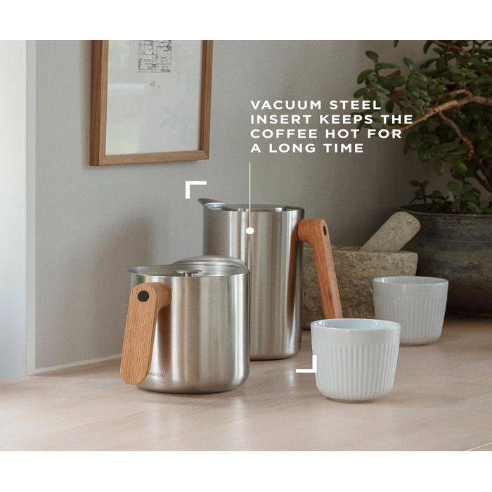 Термос Eva Solo Isolierkanne 1,0л Nordic Kitchen - безперебійне наливання