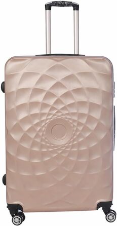 Чохол-валіза Bosdela: ручна валіза (50см, 60см, 71см, 980г, золотий колір)