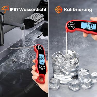 Бездротовий термометр для м'яса Maxtachі з Bluetooth, IP67, 150м для гриля, BBQ, духовки та smoker