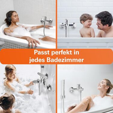 Змішувач для ванни EISL CLAUDIO з душовим підключенням, хром, однорідний, NI023CALCR