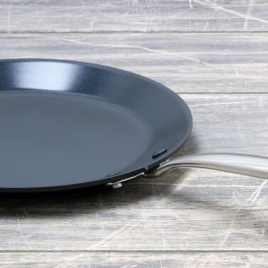 GreenPan Barcelona: сковорода з антипригарним покриттям Ceramic, 28 см, індукція, чорна