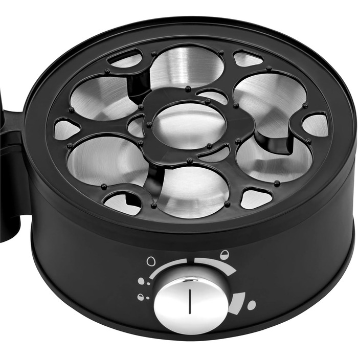 Електричний яйцеварка WMF Stelio: 1-7 яєць, нержавіюча сталь, регулювання ступеня нагріву, функція продовження нагріву, мірний стаканчик