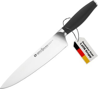 Ніж кухарський Grossman 282ON, 33 см, з нержавіючої сталі, ергономічна ручка