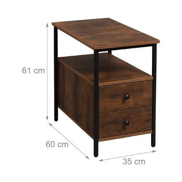 Relaxdays Додатковий столик з розетками