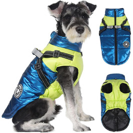 Зимове пальто для собак, RosyFate, тепле та захищене від дощу, для малих та середніх собак (L)