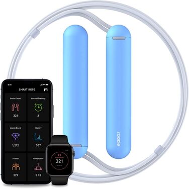 Стрибкова мотузка для новачків Tangram Smart Jump Rope (синя)