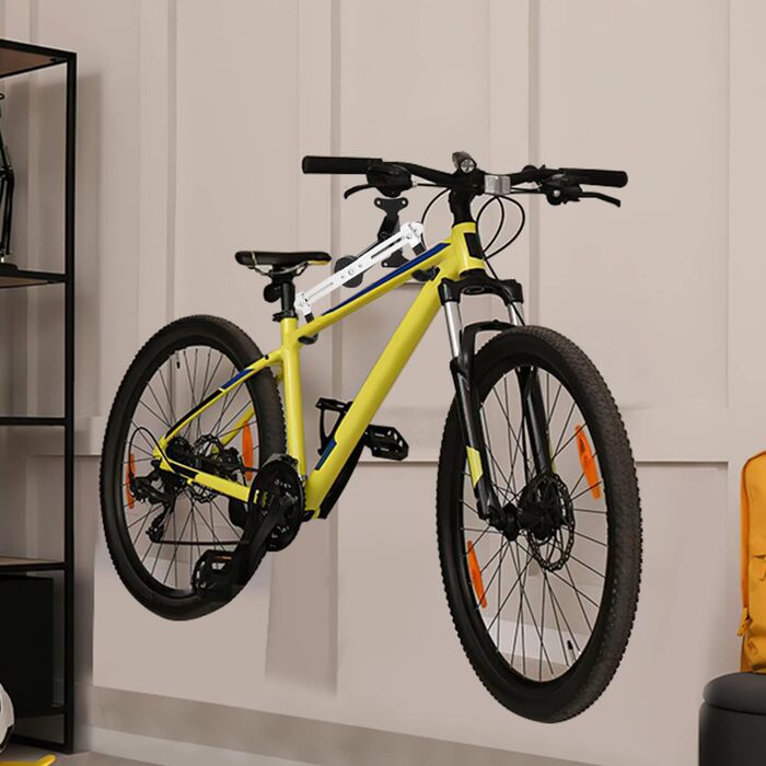 Кріплення для велосипеда Yakimz, велосипедна підвіска, настінні кріплення для велосипеда, для гаража та квартири із захистом рами. (3 шт. и, стіна кріплення для велосипеда)