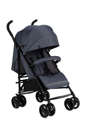 Прогулянкова коляска MoMi AKIRA, сіра, 6,70 кг, з дощовиком та москітною сіткою