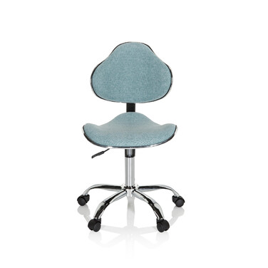 Дитячий письмовий стілець / дитяче крісло KIDDY GTI-3 тканина м'ята hjh OFFICE