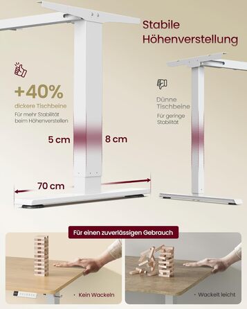 Стол для роботи VASAGLE з регулюванням висоти, USB-C, підставка для розеток, стоячий стіл, нагадування про перерви, 3 пам'яті, 160x80 см, золотий дуб