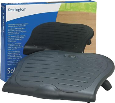 Підставка для ніг Kensington SoleSaver, регульована по висоті, сіра, 56152 - для підтримки постави та полегшення болю в спині