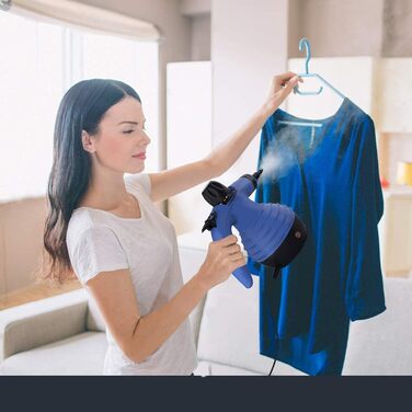 Портативний пароочисник Comforday: видаляє жир, плями з меблів, кухні та авто. З 9 насадками для чищення.