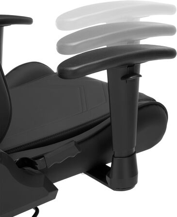 Ігровий/Офісний крісло DXRacer PRINCE 2.2 FD01 - чорно-сірий, з регулюванням висоти та функцією гойдання