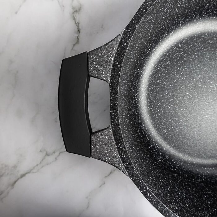 Набір посуду Royalty Line Lavica RL-ES1014M 14 предметів Rosso Borgogna - каструлі, сковороди та кришки для дому та професійної кухні