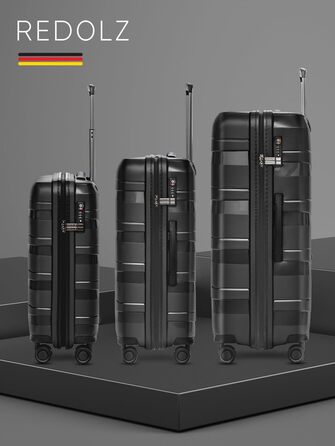 Візок REDOLZ Hard Shell 67см Легкий поліпропілен 4-Дві котушки та TSA (Essentials 10)