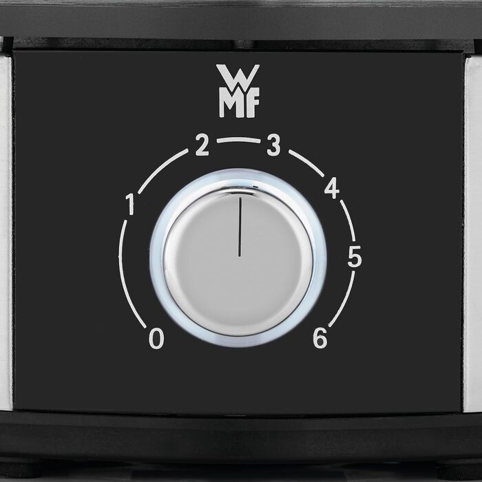 Електричний набір для фондю WMF Lono на 8 осіб: регулювання температури, індукційний горщик 1.2л, з нержавіючої сталі, з тримачем для виделок