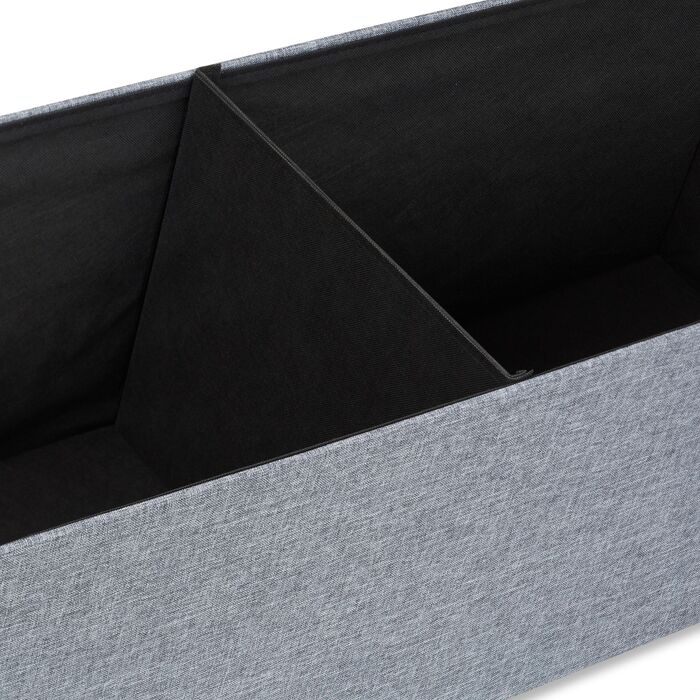 Relaxdays Складана лавка з льону