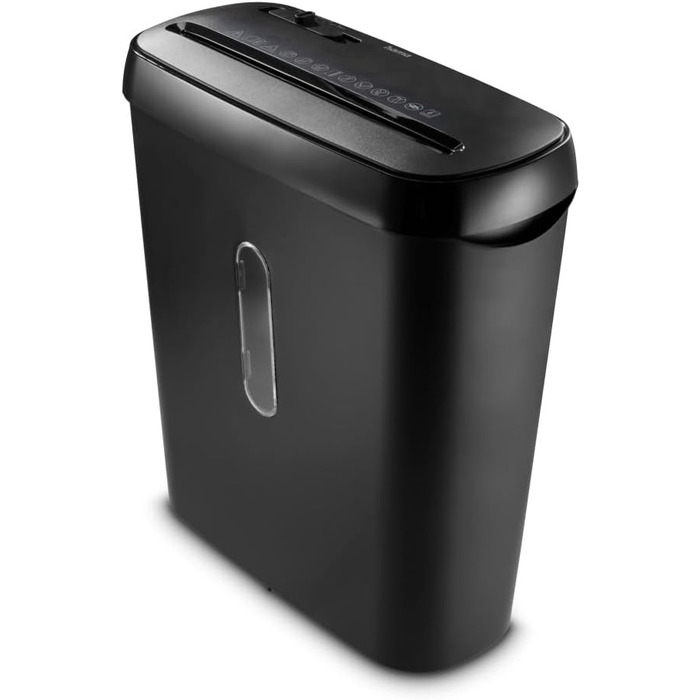 Електричний шредер для документів Hama, професійний, для дому та офісу, 6 листів, безпека 2 (DSGVO), 8 л, безпосередній завантаження