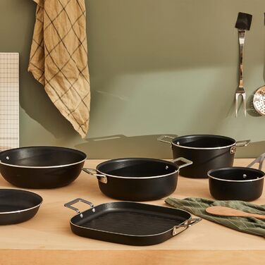 Сковорода Alessi BISTECCHIERA AL з алюмінію та нержавіючої сталі 18/10, багатокольорова