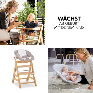 Дитячий стільчик Hauck Alpha Move Newborn Set - регульований, з підставкою для новонароджених та піднос