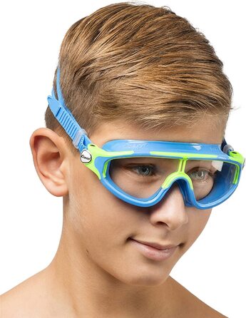 Набір для підводного плавання Cressi, Дитяча маска Moon Kid, Світло-блакитний комплект Lime Moon Kid, комплект з плавальними окулярами