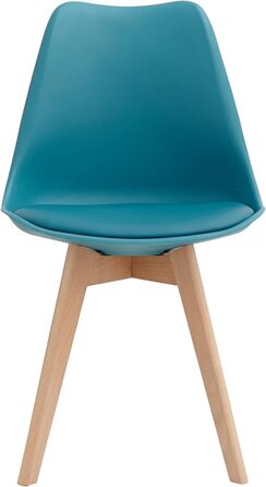 Набір обідніх стільців 6 шт., масивні дерев'яні ніжки, знімні подушки, кухонні стільці, сучасний дизайн (6 стільців)