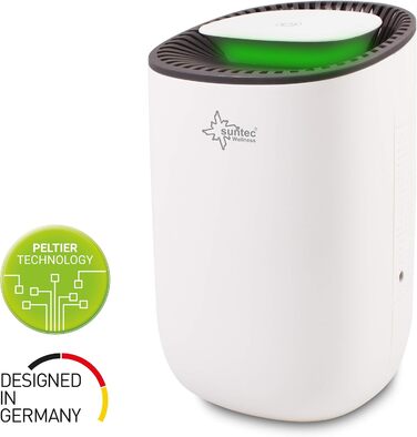 SUNTEC DrySlim 300 point: Електричний осушувач повітря для дому - 20 л/день, 63 м2, 3-в-1 (осушувач, очищувач, сушарка)