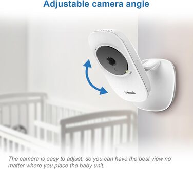 Відеоняня VTech VM3250 з LCD-екраном 7,1 см, нічним баченням, датчиком температури та радіусом дії 300 м