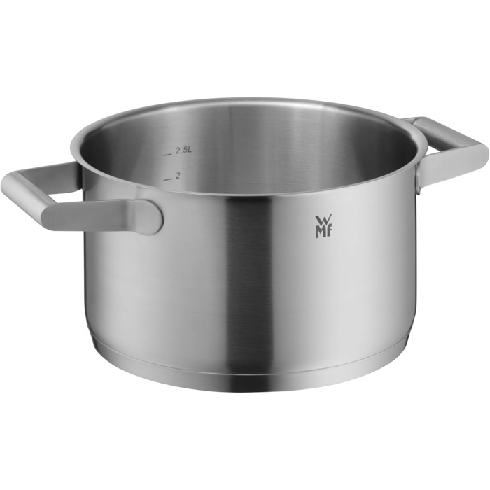 Набір каструль WMF Comfort Line Induktion 4-каструль, Cromargan, з кришкою, нержавіюча сталь, з маркуванням, для індукційних плит