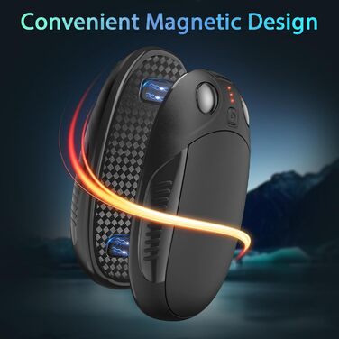 Електричні грілки для рук, набір 2 шт. - перезаряджувані, портативні, 4 режими нагріву. Ідеальний подарунок для спорту, гольфу, кемпінгу