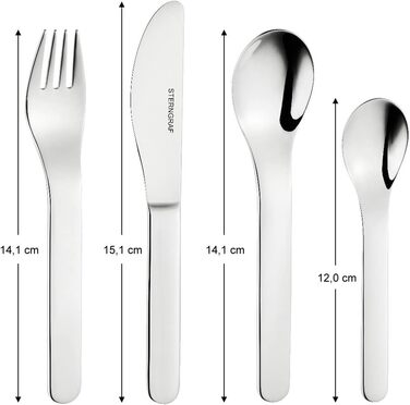 Дитячий набір посуду та столових приборів Kinderset Löwe 7 предметів з гравіюванням (наприклад, ім'я) персоналізований