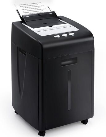 Автоматичний шредер для документів з мікрорізом: P-4 безпека, 200 аркушів, 25л контейнер, тихий, для дому, офісу, школи, бізнесу