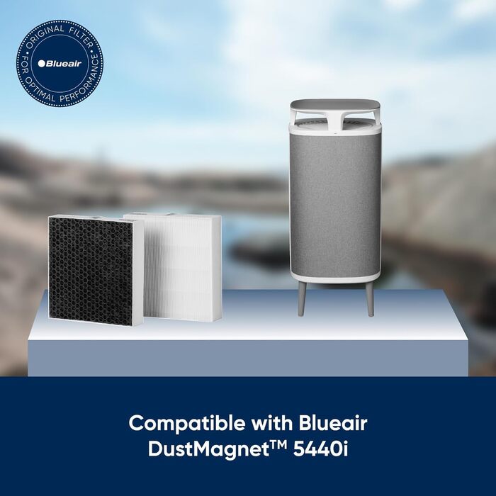Повітряний фільтр Blueair для приміщень до 79 м²: очищення від пилу, шерсті тварин, диму, цвілі, пилку, алергенів, видалення запахів, HEPASilent, DustMagnet