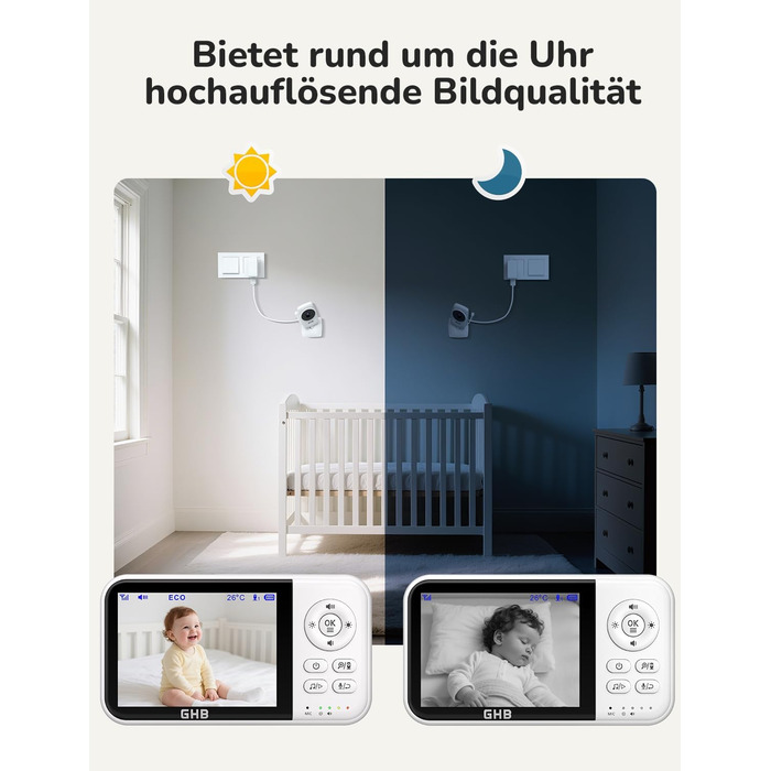 Відеоняня GHB з камерою та LCD-екраном 3.2