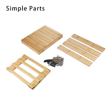 Вінтажний бамбуковий пуф-стілець - 27x23x25 см. Міцний, з неслизьким сидінням. Пуф, приліжний столик, дитячий стільчик, підставка для квітів.