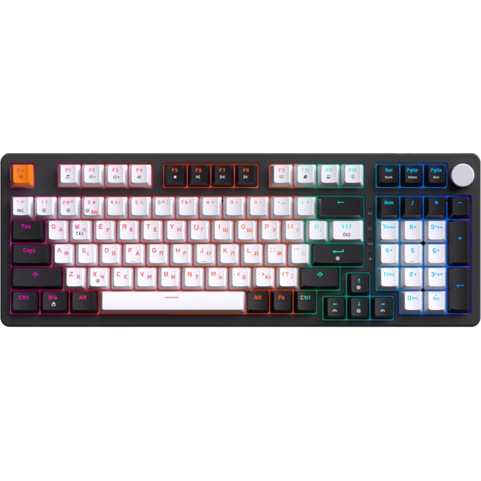 Дротова механічна клавіатура GamePro MK170B (Red) з Hot-Swap RGB Black