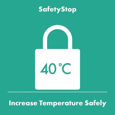 Змішувач Hansgrohe Ecostat Fine - n Aufputz з термостатом (SafetyStop 40°C) для 2 споживачів (чорний мат), комплект з водозберігаючим душем та стійкою 65 см