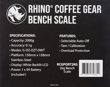 Ваги Rhino Coffee Gear, 2 кг