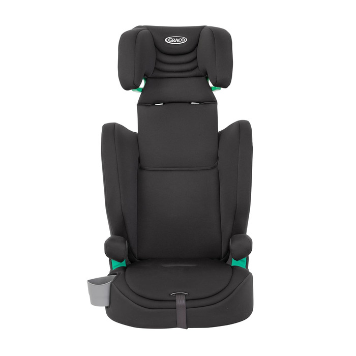 Автокрісло Graco Eldura™ R129 для дітей 15 місяців - 12 років (76-150 см), чорний колір, захист від бічного удару