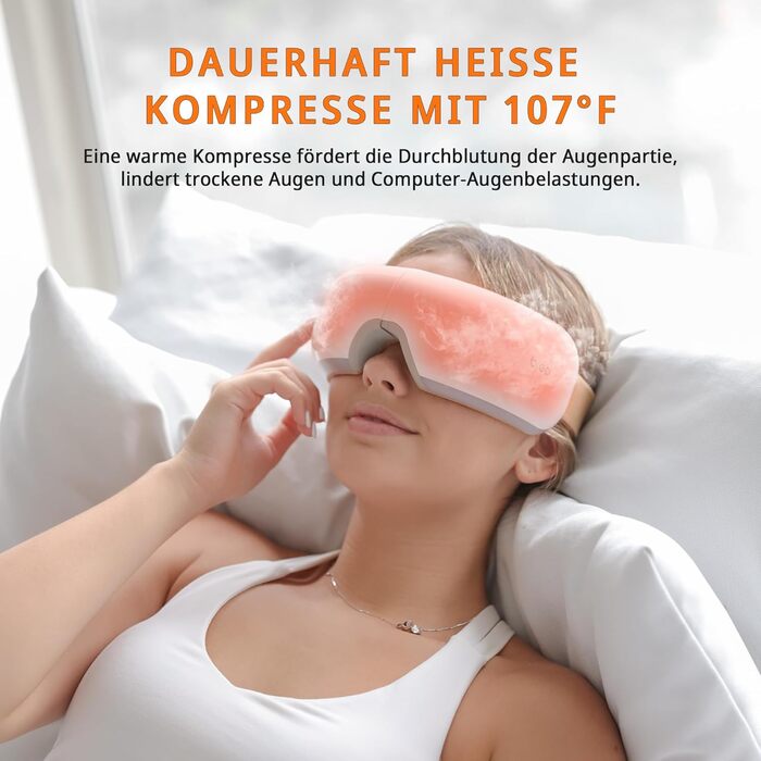 Масажер для очей Breo iSee4 з підігрівом та вібрацією. Знімає втому очей, покращує сон, усуває сухість. Преміум якість.