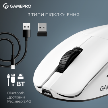 Бездротова ігрова миша GamePro Asgard Surt (GM017W)