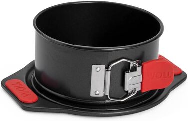 Форма для випічки Woll Springform Ø 26 см – антипригарна, з нержавіючої сталі, з силіконовими ручками, для випічки тортов, посудомийна машина
